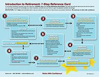 Image of 7 Steps of Retirement Reference Card