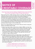 Notice of Creditable Coverage 2025 cover page