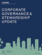 Corporate Governance and Stewardship Update brochure cover